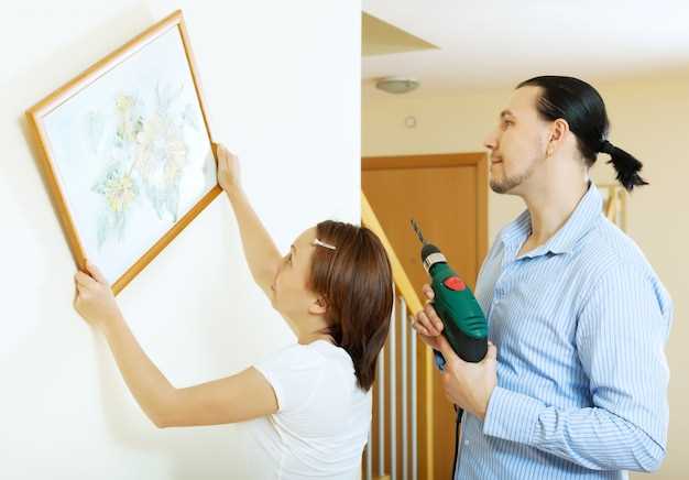 Измерение и разметка мест крепления