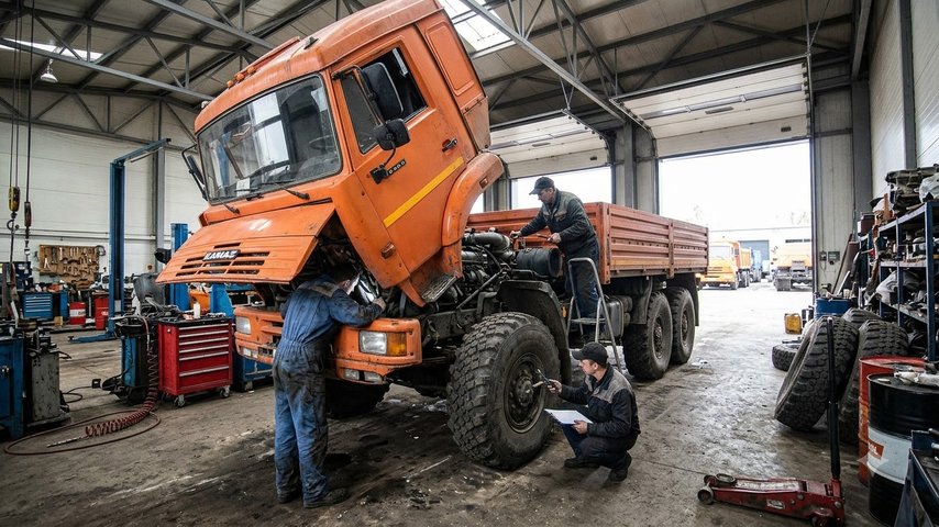 ТОП-10 ошибок при эксплуатации грузовиков КАМАЗ